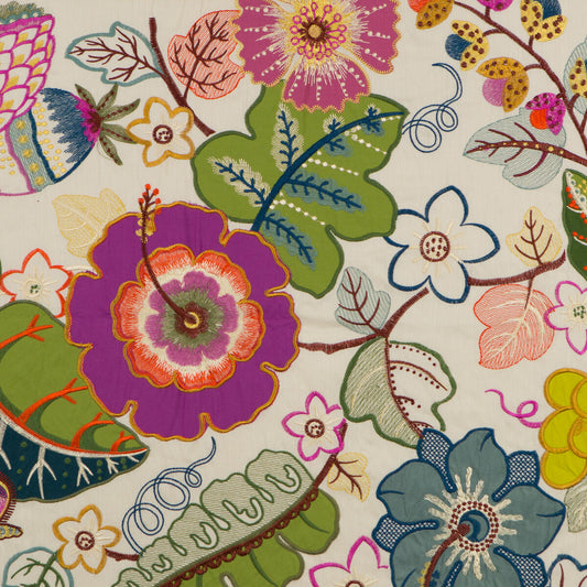 BF10566-1 EXOTIC GARDEN MULTI G P & J BAKER DRAPERY