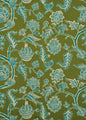 BF10586-795 KELWAY MOSS/TEAL G P & J BAKER DRAPERY