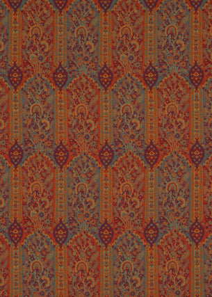 BF10594-3 WINTON SPICE/TEAL G P & J BAKER Fabrics Drapery Upholstery