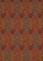 BF10594-3 WINTON SPICE/TEAL G P & J BAKER Fabrics Drapery Upholstery