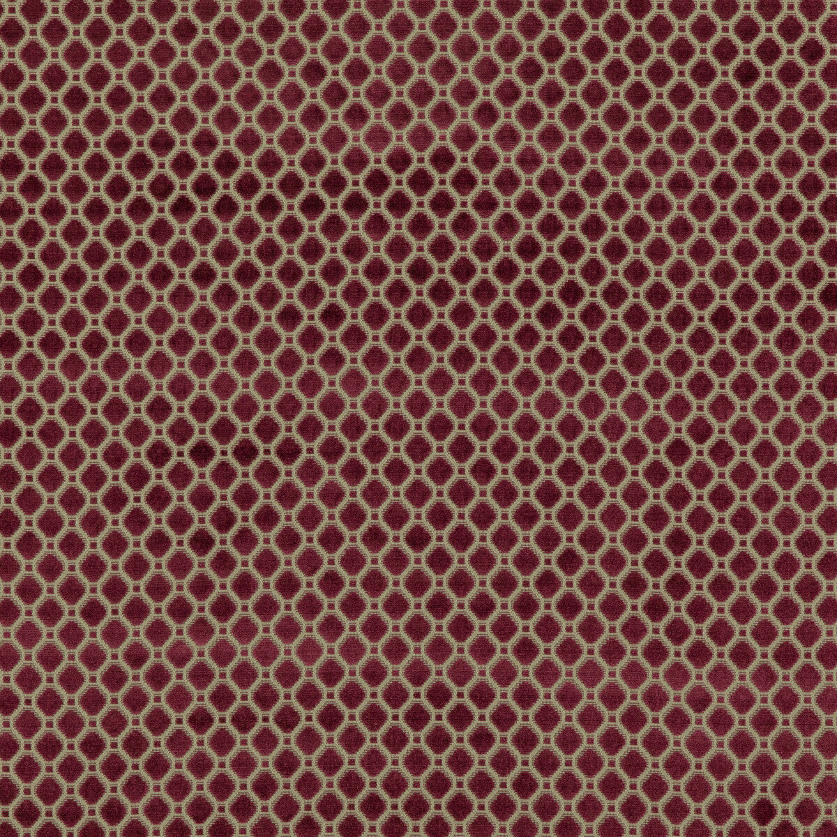 BF10826-474 INDUS VELVET BERRY G P & J BAKER UPHOLSTERY