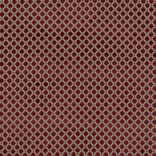 BF10826-474 INDUS VELVET BERRY G P & J BAKER UPHOLSTERY