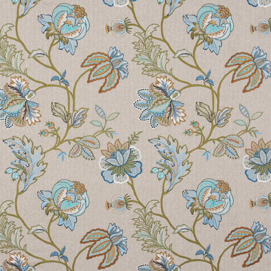 BF10942-2 AGRA TEAL G P & J BAKER Fabrics Drapery Upholstery