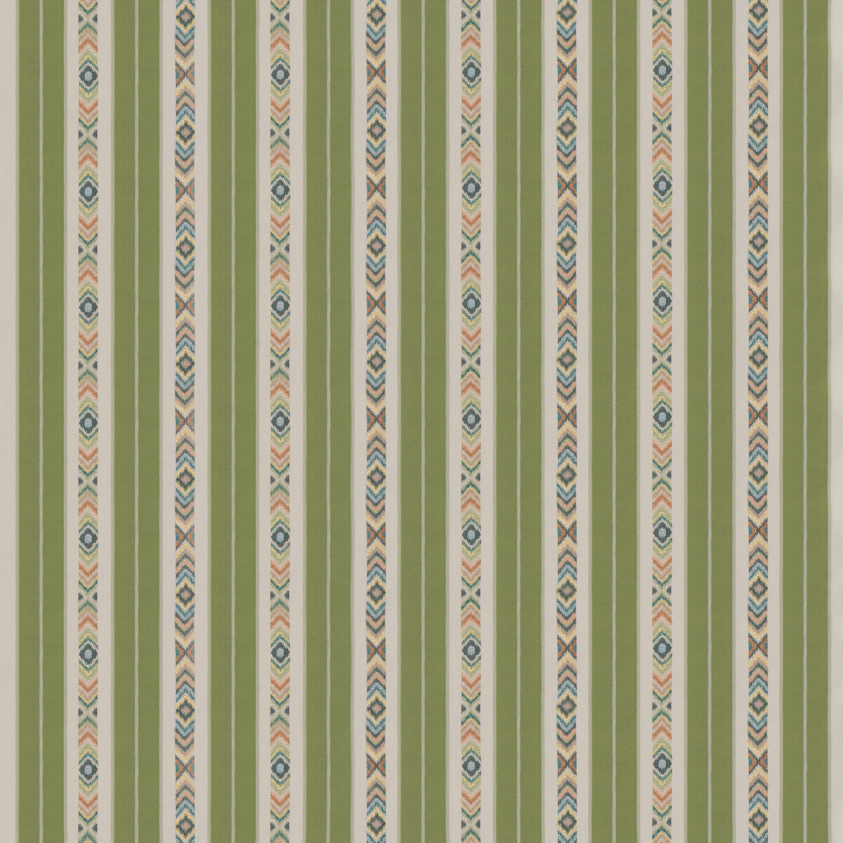 BF10943-2 ASHLAR STRIPE EMERALD G P & J BAKER DRAPERY