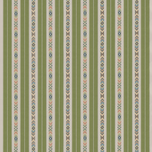BF10943-2 ASHLAR STRIPE EMERALD G P & J BAKER DRAPERY