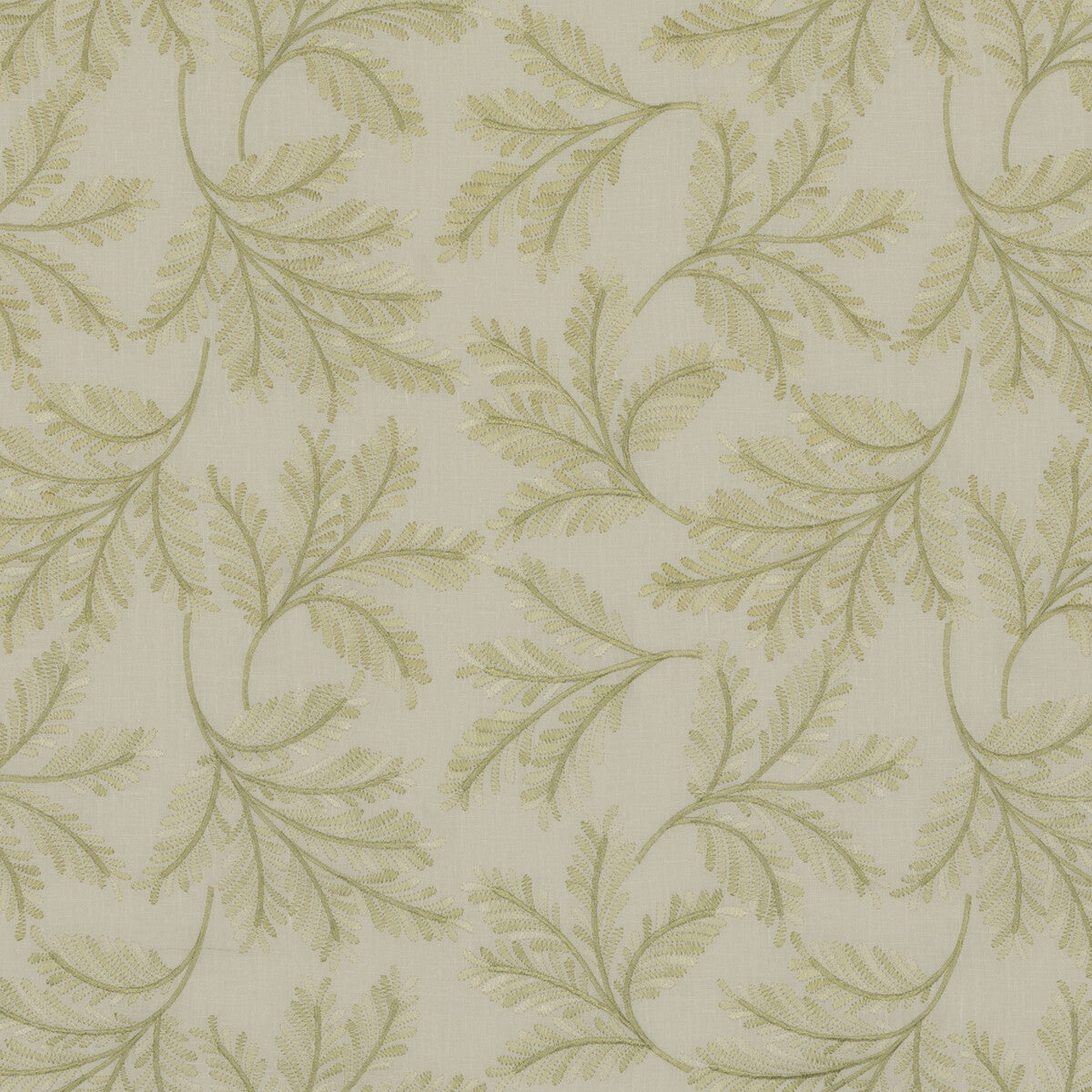 BF10945-760 CHELSEA FERN SPRING GREEN G P & J BAKER DRAPERY