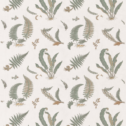 BF10991-1 FERNS EMBROIDERY VERDIGRIS G P & J BAKER Fabrics Drapery Upholstery