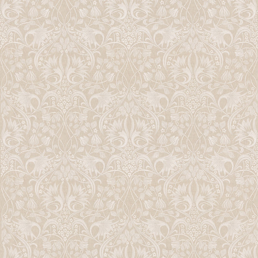 BF10995-1 FRITILLERIE EMBROIDERY NATURAL G P & J BAKER DRAPERY
