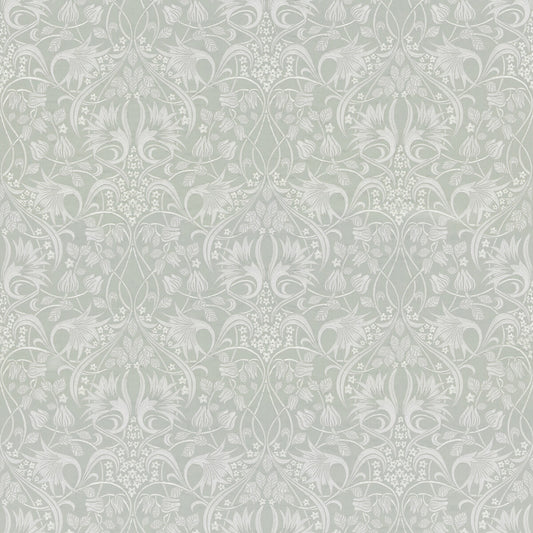 BF10996-2 FRITILLERIE EMBROIDERY AQUA G P & J BAKER DRAPERY