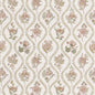 BF11025-4 BURFORD EMBROIDERY ROSE/CREAM G P & J BAKER DRAPERY