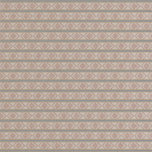 BF11034-3 BURFORD STRIPE CORAL/AQUA G P & J BAKER UPHOLSTERY