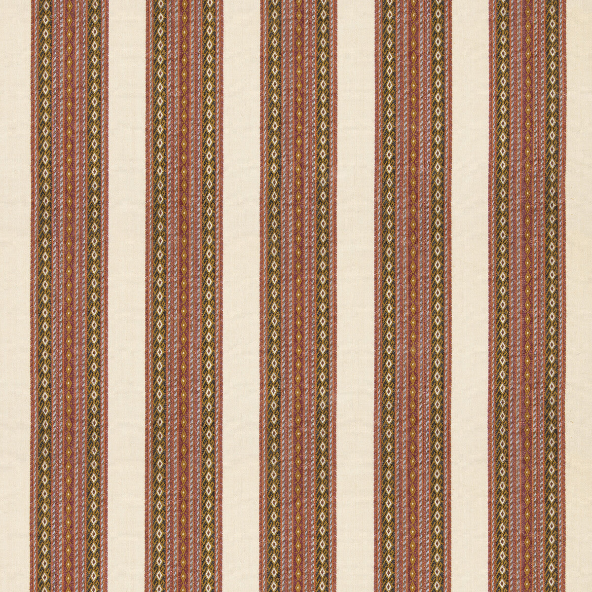 BF11059-1 WORLDS APART FUCHSIA/OCHRE G P & J BAKER Fabrics Drapery Upholstery