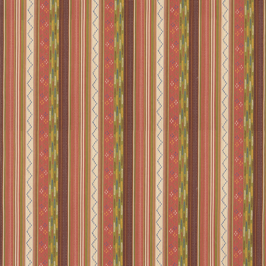 BF11060-3 RUNAWAY CORAL/GREEN G P & J BAKER Fabrics Drapery Upholstery