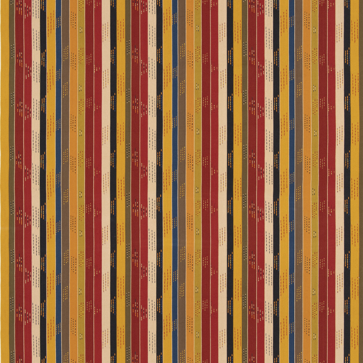BF11061-2 JOGALONG RED/OCHRE G P & J BAKER Fabrics Drapery Upholstery