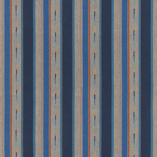 BF11062-2 BUNTY INDIGO G P & J BAKER Fabrics Drapery Upholstery