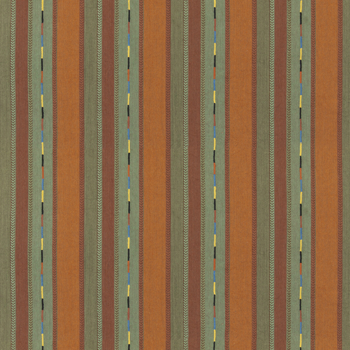BF11062-3 BUNTY ORANGE/GREEN G P & J BAKER Fabrics Drapery Upholstery