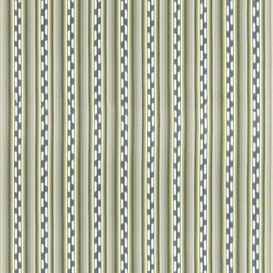 BF11081-3 HALKI STRIPE EMERALD/BLUE G P & J BAKER Fabrics Drapery Upholstery