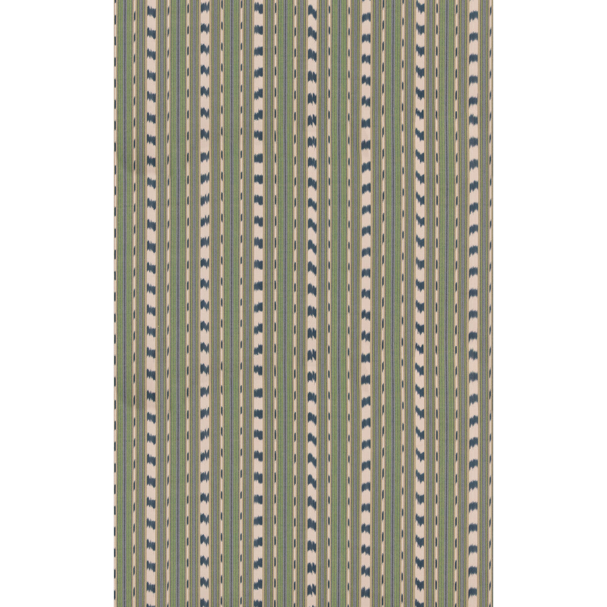 BF11114-1 BASIL STRIPE GREEN/INDIGO G P & J BAKER Fabric