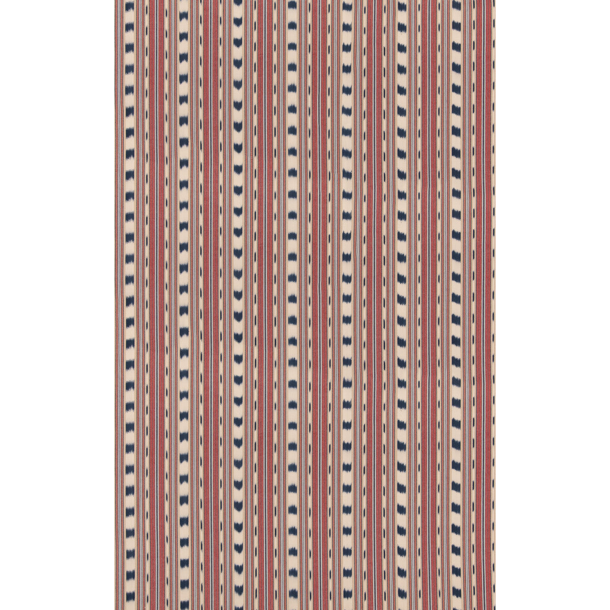 BF11114-5 BASIL STRIPE RED/INDIGO G P & J BAKER Fabric