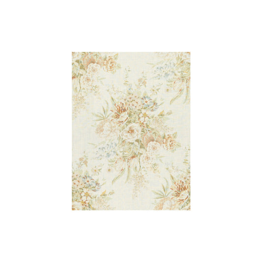 BFC-3506-713 SHERBOURNE II PEACH/AQUA LEE JOFA Fabrics Drapery Upholstery