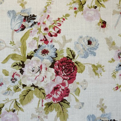 BFC-3625-73 GRENVILLE LINEN PINK/GREEN LEE JOFA Fabrics Drapery Upholstery