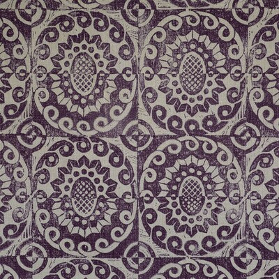 BFC-3629-10 PINEAPPLE ON RUSTIC AUBERGINE LEE JOFA Fabrics Drapery Upholstery