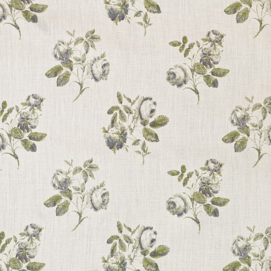 BFC-3661-235 SIMSBURY LIME/BLUE LEE JOFA Fabrics Drapery Upholstery