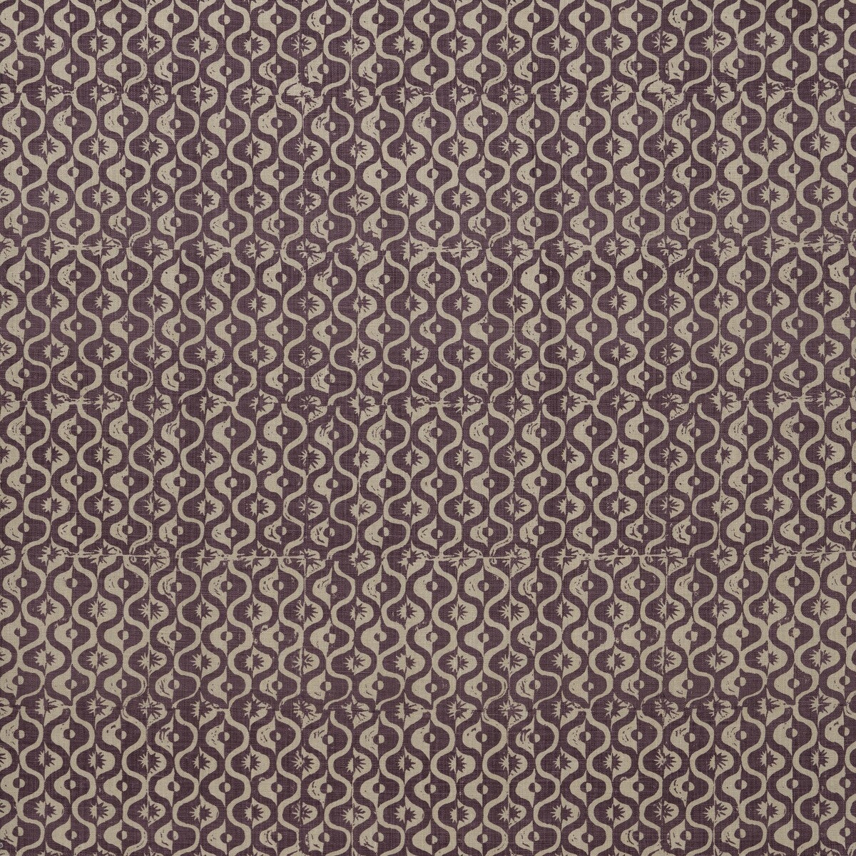 BFC-3669-909 SMALL MEDALLION AUBERGINE LEE JOFA Fabrics Drapery Upholstery