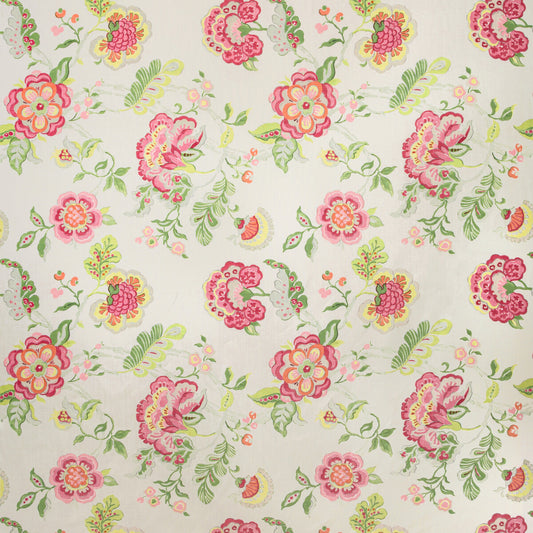 BFC-3682-73 SOMERSET PINK/LIME LEE JOFA Fabrics Drapery Upholstery