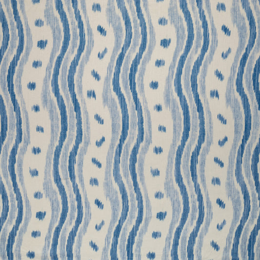 BFC-3687-155 IKAT STRIPE AZURE LEE JOFA Fabrics Drapery Upholstery