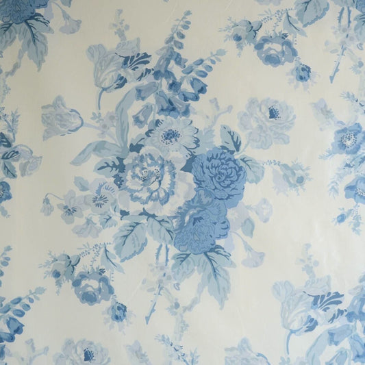 BFC-3690-5 GRENVILLE GLAZED CHINTZ BLUE LEE JOFA Fabrics Drapery Upholstery
