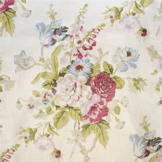 BFC-3690-73 GRENVILLE GLAZED CHINTZ PINK/GREEN LEE JOFA Fabrics Drapery Upholstery
