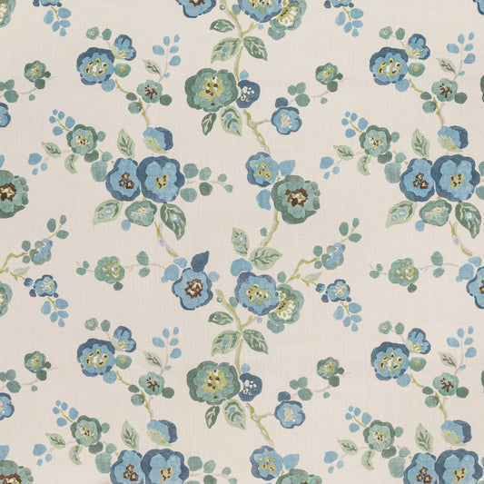 BFC-3705-523 HANA BLUE GREEN LEE JOFA Fabrics Drapery Upholstery