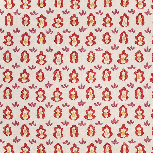 BFC-3708-910 SPRINGFIELD RED LEE JOFA Fabrics Drapery Upholstery