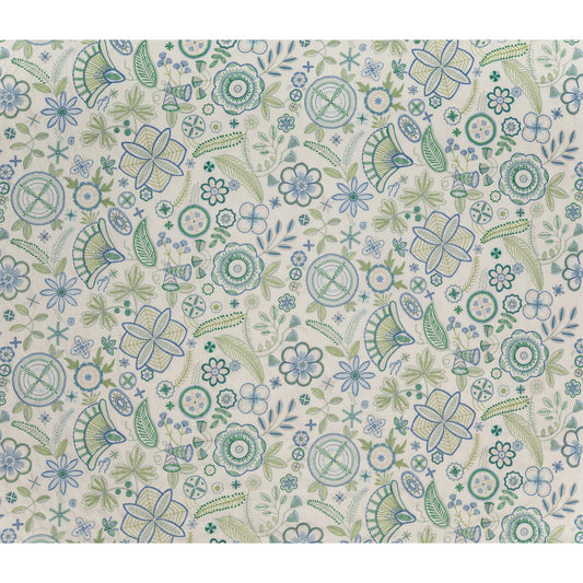 BFC-3710-523 EDEN BLUE GREEN LEE JOFA Fabrics Drapery Upholstery