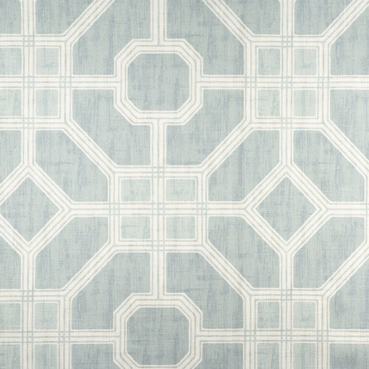 BFS616 Maxwell DRAPERY/MULTI- PATTERN # 616 AQUA CT-JUNIPER