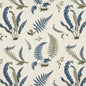 BP10381-2 FERNS INDIGO/WHITE G P & J BAKER DRAPERY
