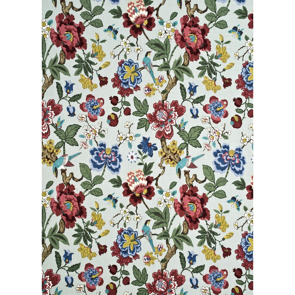 BP10464-3 PERSIAN POMEGRANATE AQUA/MULTI G P & J BAKER Fabrics Drapery Upholstery