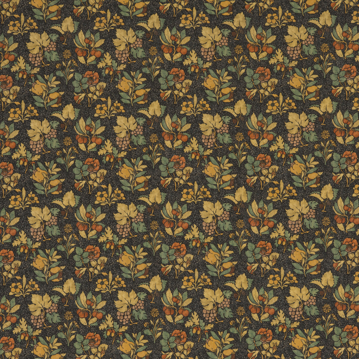 BP10619-1 MEADOW FRUIT INDIGO/MULTI G P & J BAKER Fabrics Drapery Upholstery