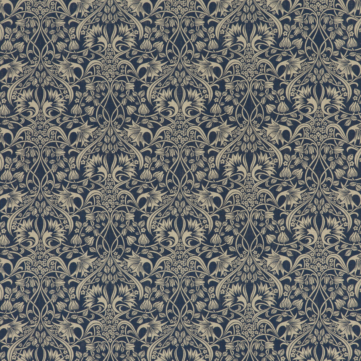 BP10620-1 FRITILLERIE INDIGO G P & J BAKER Fabrics Drapery Upholstery