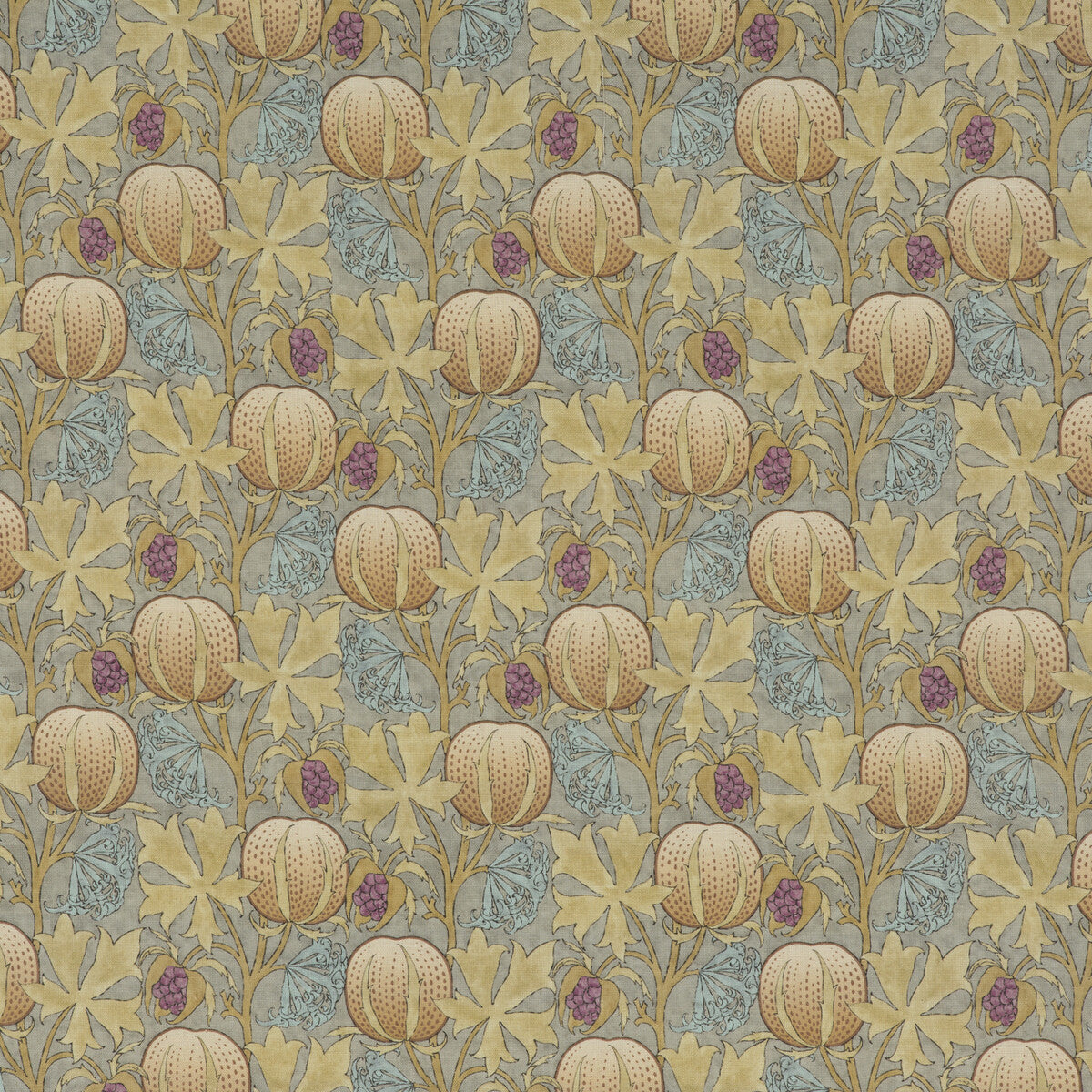 BP10621-3 PUMPKINS TEAL G P & J BAKER Fabrics Drapery Upholstery