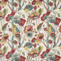 BP10631-4 CALIFORNIA LINEN/TEAL/PIMENTO G P & J BAKER Fabrics Drapery Upholstery
