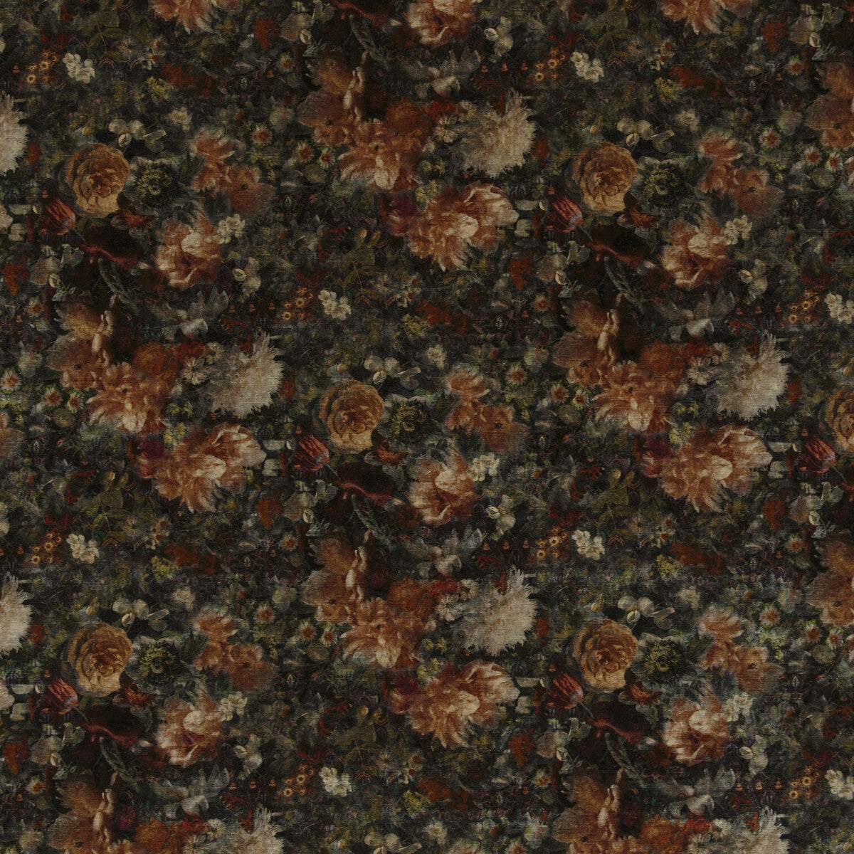 BP10642-4 ROYAL GARDEN VELVET AMBER/JADE G P & J BAKER Fabrics Drapery Upholstery