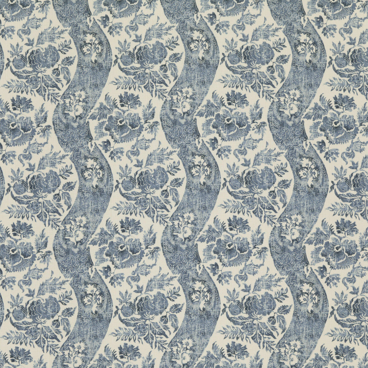 BP10776-1 CALDBECK INDIGO/IVORY G P & J BAKER Fabrics Drapery Upholstery