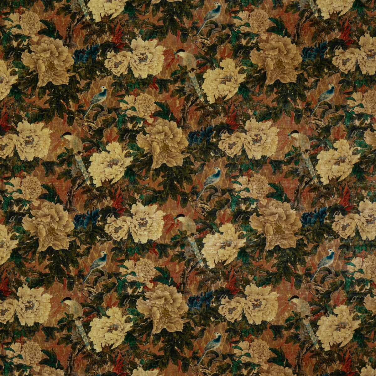BP10817-2 ORIENTAL GARDEN JEWEL G P & J BAKER Fabrics Drapery Upholstery