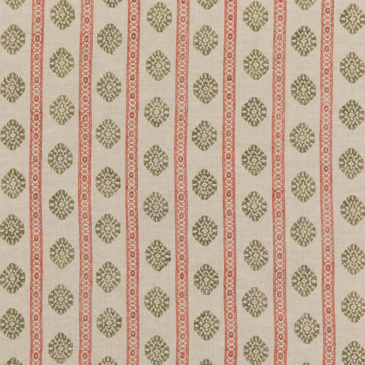 BP10821-5 ALMA RED/GREEN G P & J BAKER DRAPERY