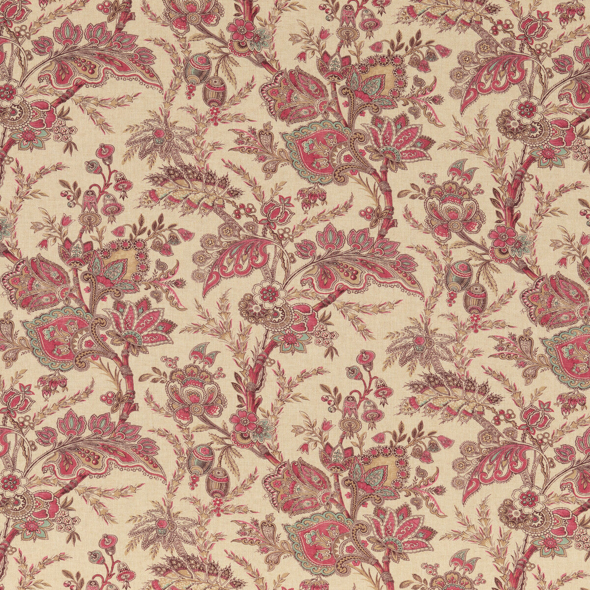BP10830-1 JEWEL INDIENNE RED/BLUE G P & J BAKER Fabrics Drapery Upholstery