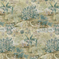BP10833-2 RAMAYANA GREEN/MOLE G P & J BAKER Fabrics Drapery Upholstery