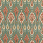 BP10853-3 IKAT BOKHARA TEAL G P & J BAKER Fabrics Drapery Upholstery