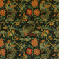 BP10854-1 CHIFU VELVET CHARCOAL/MULTI G P & J BAKER Fabrics Drapery Upholstery